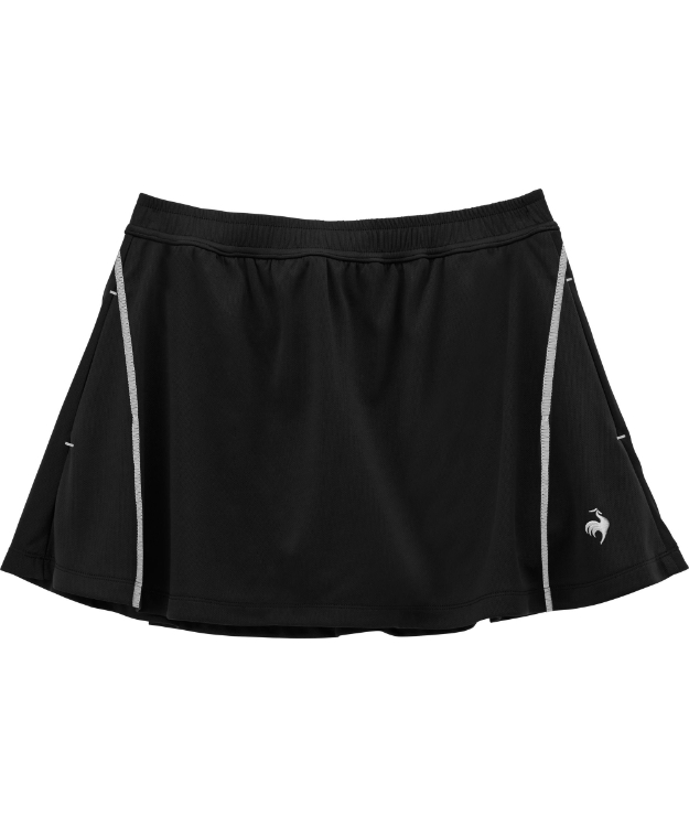 le coq sportif ルコック インナー付きゲームスコート ブラック O QTWXJE90 BK | スポーツ テニス テニス用品 ウエア スコート スカート JTA公認 UV CUT ストレッチ インナー付き 機能性 スポーティ ユニフォーム 部活 試合 シンプルの通販はテニスウェア