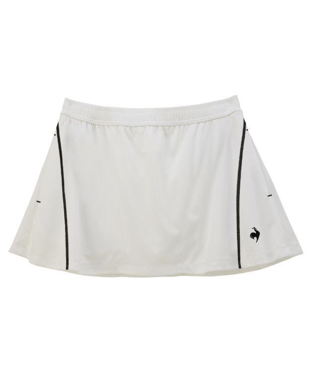 le coq sportif ルコック インナー付きゲームスコート ホワイト M QTWXJE90 WH | スポーツ テニス テニス用品 ウエア スコート スカート JTA公認 UV CUT ストレッチ インナー付き 機能性 スポーティ ユニフォーム 部活 試合 シンプルの通販は