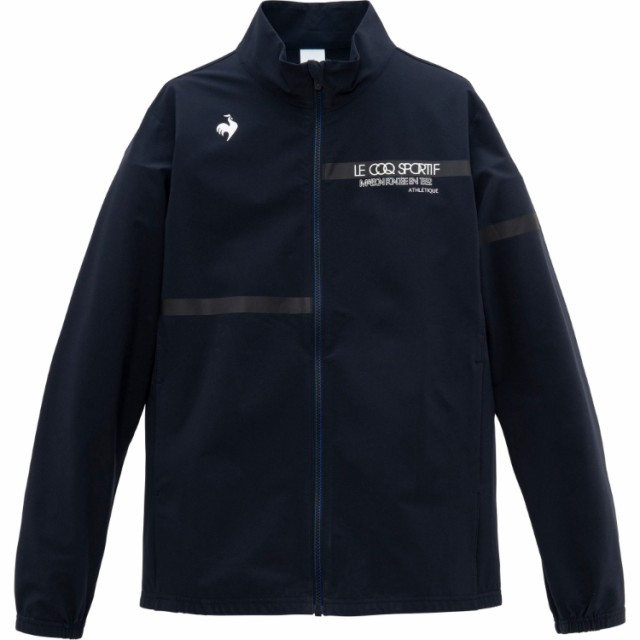 le coq sportif ルコック ストレッチサンスクリーンジャケット ネイビー O LT5SJK20M NV00 | スポーツ用品 ウエア トップス アウター ジャージ ロングスリーブ 長袖 ストレッチ性 撥水 UVカット 紫外線対策 トレーニング テニス バドミントン スポーツ メンズ 男性の通販は