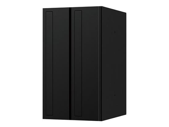 NASTA ナスタ ポスト D-ALL 2戸 静音大型ダイヤル錠 ブラック 360×200×294.5 KS-MB3101S-2LT-BK | KS-MB3101S シリーズ メール便 はがき DM パンフレット カタログ 回覧板 郵便受け 郵便ポスト 新聞受け 玄関ポスト メールボックス おしゃれ シンプル