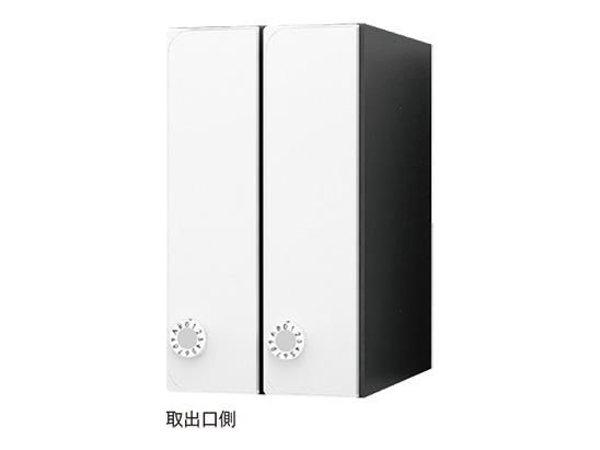 みな様　33枚 NASTA ナスタ ポスト D-ALL 2戸 静音大型ダイヤル錠 ホワイト