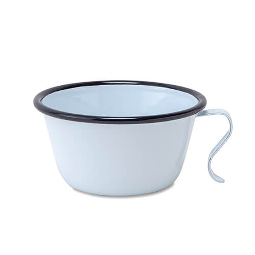 ポッシュリビング POMEL スタッキングカップ ブラック 63771 | スープカップ ブラック ホーロー 琺瑯 食器 おしゃれ レトロ キッチン インテリア 雑貨