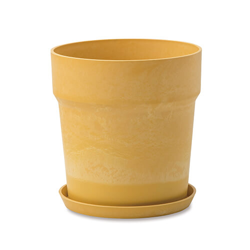ポッシュリビング アーバンプランツポット レモン 81048 | 8号鉢 植木鉢 植木ポット プランターカバー フラワーポット 花 鉢 観葉植物 多肉植物 サボテン 底穴有り 受け皿付き マーブル インテリア おしゃれ 可愛い 鉢 ポット 庭 ガーデニング ガーデン雑貨の通販は 5,405円
