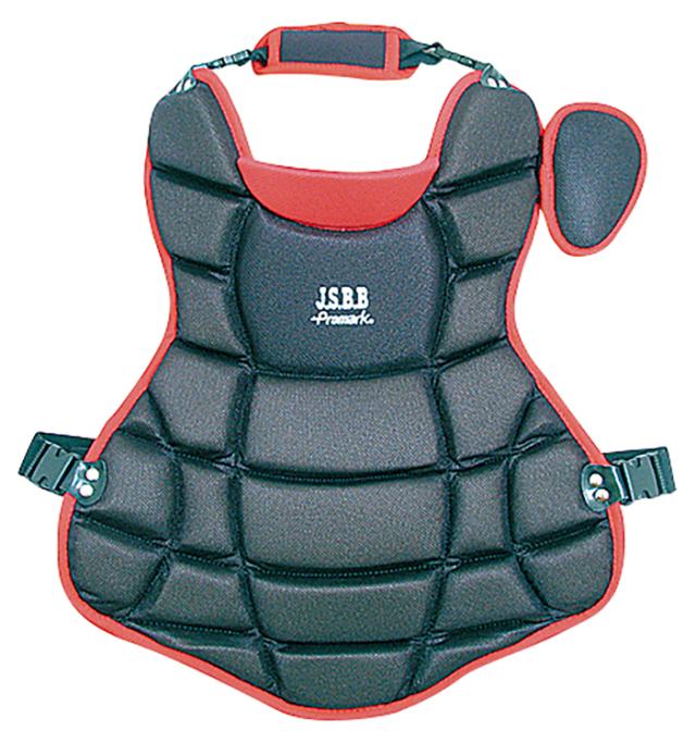 SAKURAI サクライ貿易 一般軟式用キャッチャープロテクター CPT-65BKRD | スポーツ 運動 スポーツ用品 野球用品 ベースボール 野球 軟式用 キャッチャー 捕手 軽量 負担軽減 防具 保護 胸当て キャッチャー用防具 防護用具 プロテクター 大人用 一般用