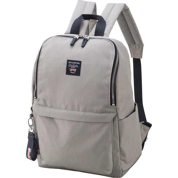 リサラーソン デイパック グレー LTPK-08 | 24-0385-153リュック バックパック デイパック 鞄 カバン エコバッグ付 サステナブル素材 お出かけ 便利 通勤 通学 アウトドア ファッション小物 シンプル ナチュラル おしゃれ レディース