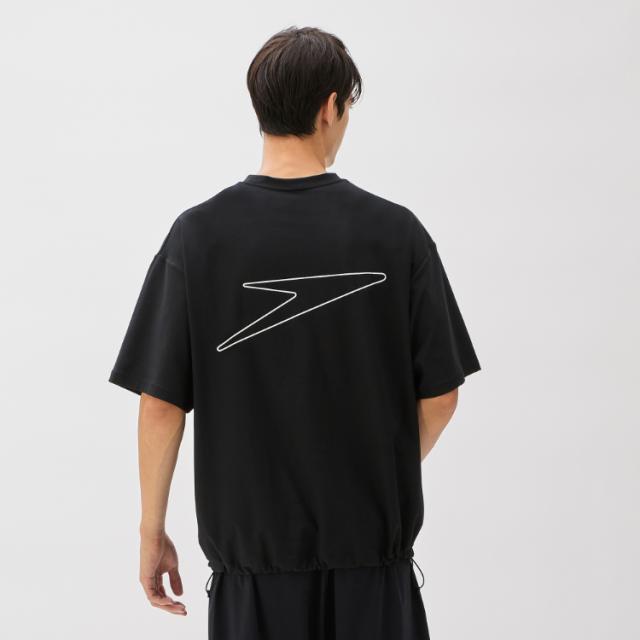 speedo スピード SF RUSH C T ブラック Lサイズ SF72332 K | スポーツ スポーツ用品 服 水着 スイムウェア メンズ 男性 トップス ラッシュガード ラッシュTシャツ 水陸両用ウエア 環境配慮型素材 UVカット タウン アスレジャー 黒 ブラック L おすすめ_1