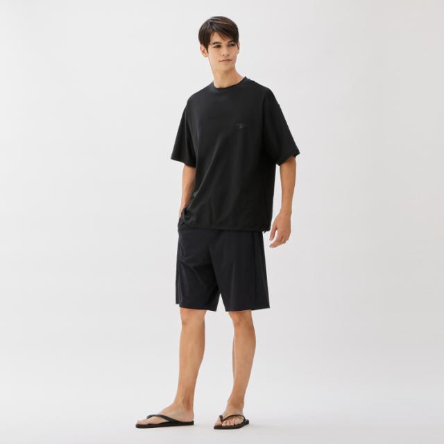 speedo スピード SF RUSH C T ブラック Lサイズ SF72332 K | スポーツ スポーツ用品 服 水着 スイムウェア メンズ 男性 トップス ラッシュガード ラッシュTシャツ 水陸両用ウエア 環境配慮型素材 UVカット タウン アスレジャー 黒 ブラック L おすすめ_2