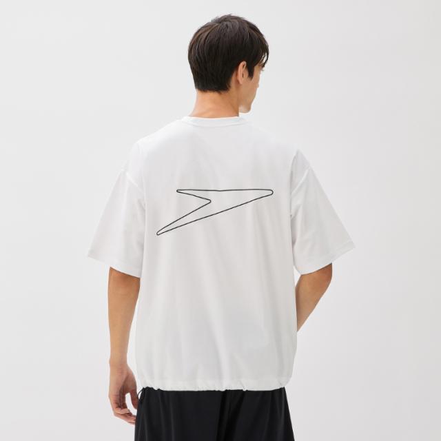 speedo スピード SF RUSH C T ホワイト Lサイズ SF72332 W | スポーツ スポーツ用品 服 水着 スイムウェア メンズ 男性 トップス ラッシュガード ラッシュTシャツ 水陸両用ウエア 環境配慮型素材 UVカット タウン アスレジャー 白 ホワイト L おすすめ_1