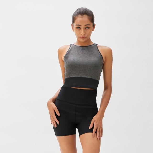 speedo スピード MINIMUM ブラック Mサイズ SFW22302 K | スポーツ スポーツ用品 水泳 プール 水着 スイムウェア レディース 女性 セパレート水着 フィットネススイムウエア エクササイズ Uバック 耐塩素性 4WAYストレッチ性 ハイウエスト グレー ブラック M