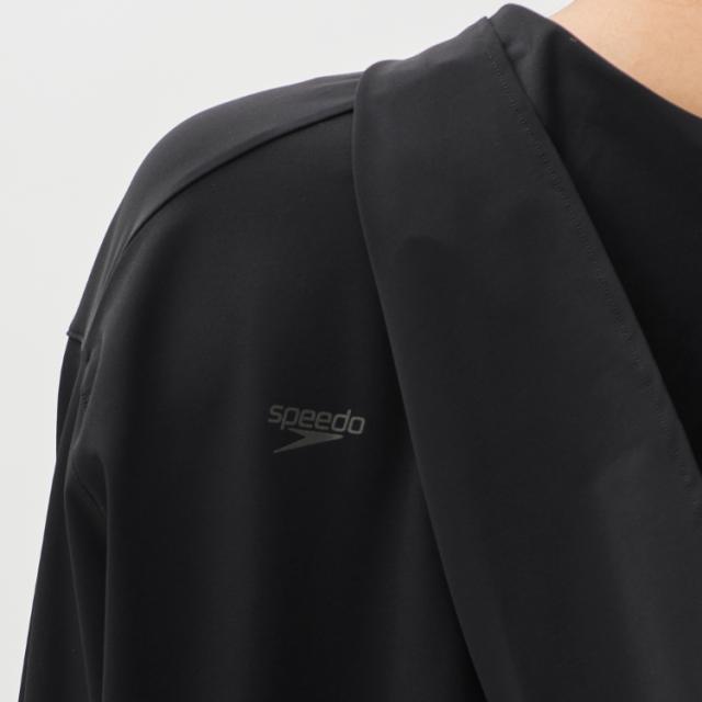 speedo スピード SF E HOODIE ブラック Sサイズ SFW92335 K | スポーツ スポーツ用品 水泳 プール 水着 スイムウェア レディース 女性 ラッシュガード フーディー ラウンド裾 ドローコード付き UVカット UVケア トレンド リサイクル素材 デザイン ブラック S speedo スピード SF E HOODIE ブラック Sサイズ SFW92335 K | スポーツ