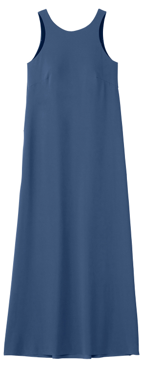 speedo スピード LONG DRESS W CUP BLニュイ M SAW62430 BN | ロングドレス 差込タイプ カップ付き 柔らか 手軽 リゾートスタイル ファスナー付ポケット 便利 レディース 縦長シルエット 上品 ロング ドレス おしゃれ