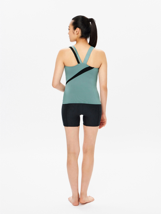 speedo スピード DIAGONA SEPA ストーミーS L SFW22215 SS | スイムウェア レディースセパレーツ セットアップ 2.5分丈 フィット感 ストレス軽減 水着 水泳 プール ヨガ ラン 運動 スパ サウナ フィットネス アクアエクササイズ 水陸両用 オススメ speedo スピード DIAGONA SEPA ストーミーS M SFW22215 SS | スイム