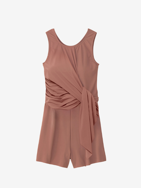 speedo スピード TWISTED ALL IN ONE アーモンド L SFW02530 AL | スポーツウェア ウエア スポーツ 水泳 スイミング プール 水着 ノースリーブ スリーブレス アシンメトリー UVカット 紫外線対策 ストレッチ性 アウトドア トレーニング レディース 女性