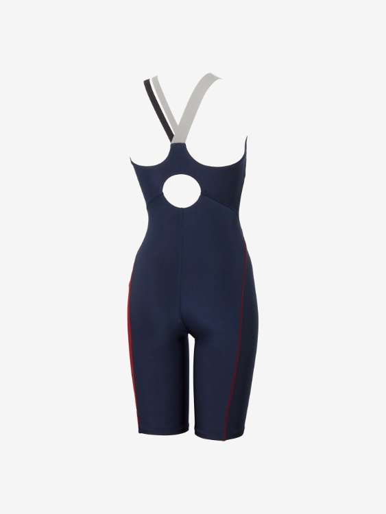 ★める★ページ speedo スピード OVAL CURVY LO-KNEE ネイビー M SFW12510 NB