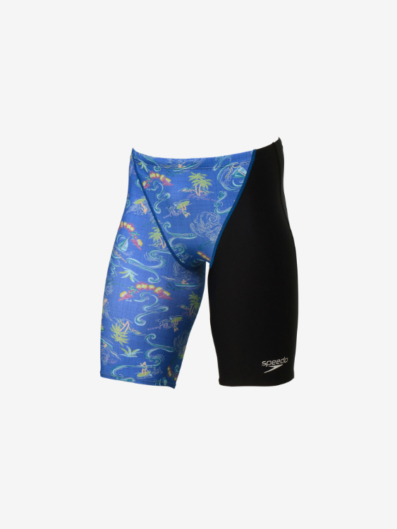 speedo スピード SUN-OTS T-JAM ブルー L ST62505 BL | スポーツウェア ウエア スポーツ 水泳 スイミング プール 水着 ボトムス 膝上丈 4分丈 エコ ストレッチ性 伸縮性 フィット感 練習着 練習用 アウトドア トレーニング メンズ 男性の通販は