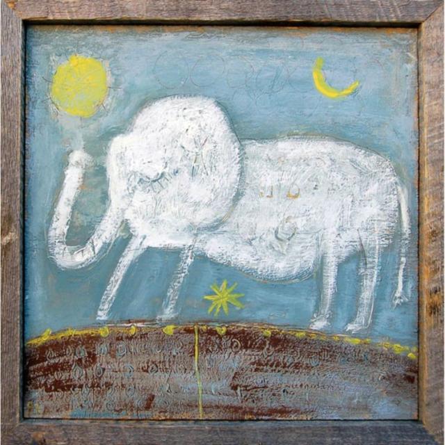 SPICE スパイス SUGARBOO Baby Elephant AP145-GW-12x12inch |  アート