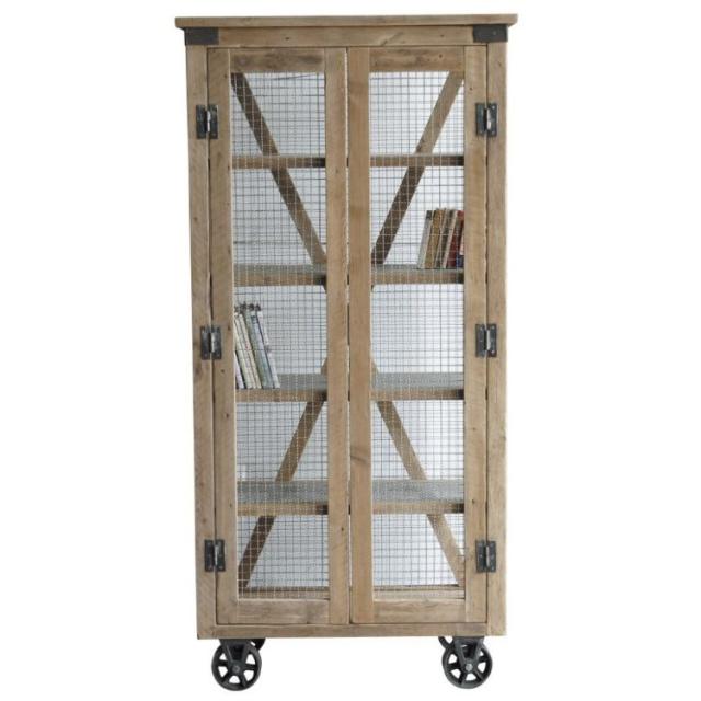 SPICE スパイス TROLLEY GRILL CABINET HAR401 | インテリア  キャビネット 格好いい 什器 家具 アンティーク感 リサイクル アイアン 鉄 お店