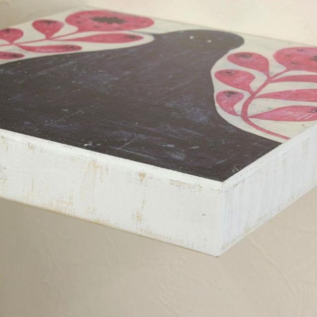 SPICE スパイス SUGARBOO Black Bird in Flowers SP126-12x12inch |  アート_4