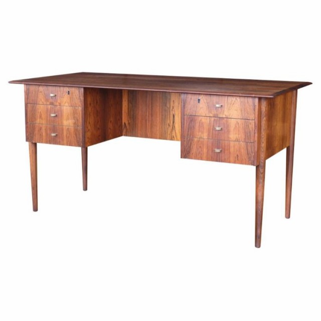 SPICE スパイス rosewood desk with metal pulls STO-DSK-1511 | インテリア 家具 テーブル 北欧 ヴィンテージ 家具 アンティーク 北欧家