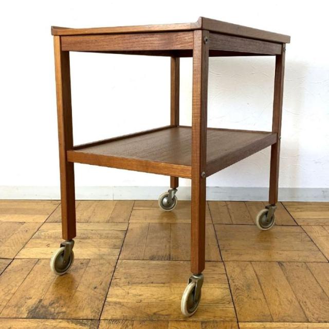 SPICE スパイス teak serving cart TBL-END-1018 | インテリア 家具 ワゴン 傘立て 北欧 ヴィンテージ 家具 アンティーク 北欧家具