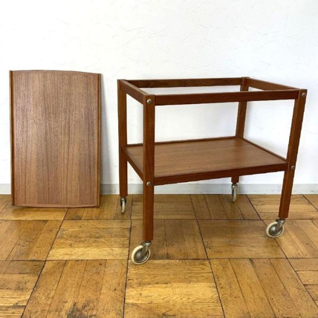 SPICE スパイス teak serving cart TBL-END-1018 | インテリア 家具 ワゴン 傘立て 北欧 ヴィンテージ 家具 アンティーク 北欧家具