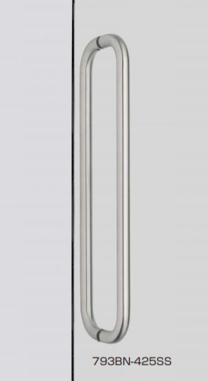 SUGATSUNE スガツネ工業 ステンレス鋼製 ドアハンドル 793BN型 両面 100-032-446 793BN-425SM | ドアノブ ハンドル ノブ シンプル おしゃれ ハンドル ステンレス 鋼 SUS304 鏡面研磨_1
