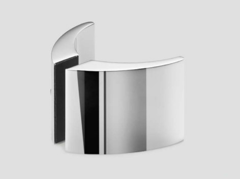 SUGATSUNE スガツネ工業 ガラスドア用ハンドル 8297MS7-50 100-032-062 8297MS7-50 | ドアノブ ハンドル ノブ シンプル おしゃれ 黄銅 クロムめっき