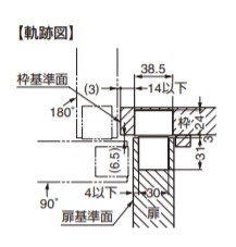 SUGATSUNE スガツネ工業 建築ドア用隠し丁番 HES-3038BK型 170-091-015 HES-3038BK SC | LAMP ランプ 建築金物 家具金物 建具 部品 パーツ 金具 金物 蝶番 丁番 建築 隠し丁番 ドア 折戸 扉 戸 パーティション 内装 部品交換 シンプル_1