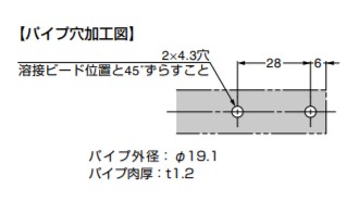 SUGATSUNE スガツネ工業 インデックス・ヒンジ KA-60 ロック機構付 170