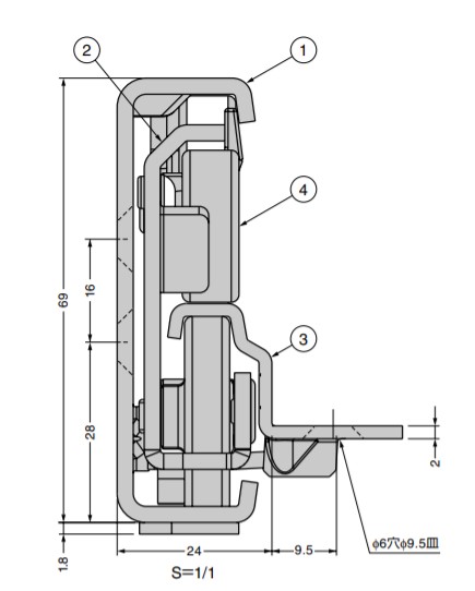 SUGATSUNE スガツネ工業 スライドレール FR7180 重量用 9450g /ペア 190-013-914 FR7180-1000 | 建築金物 家具金物 部品 金具 金物 部品交換 機械部品 引戸金物 スライドレール 取付金具 引き出し 収納 簡単 家具 DIY 3段引 底付け