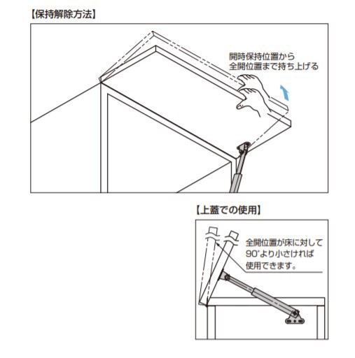 SUGATSUNE スガツネ工業 ステンレス鋼製重量用フラップステー LB-S450