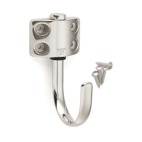 SUGATSUNE スガツネ工業 ステンレス鋼製 フリクション式ジャンボ回転 フック JF-T型 PAT 110-020-084 JF-T70 | 便利 シンプル おしゃれ フック ステンレス 鋼 SUS304 鏡面研磨 ブラケット ポリアセタール POM 受座 SCS13の通販は