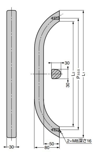 SUGATSUNE スガツネ工業 マシナリーハンドル MSH型 PAT 100-036-944