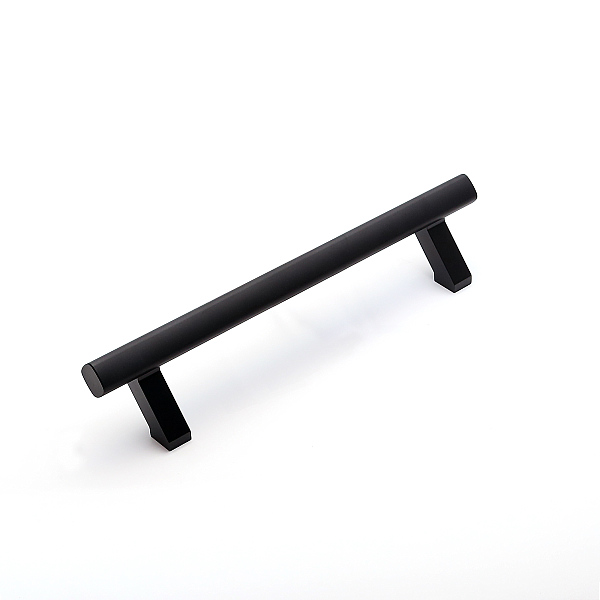SUGATSUNE スガツネ工業 マシナリーハンドル SBH型 オフセットタイプ PAT 100-036-953 SBH-400BL | 取手 ハンドル シンプル おしゃれ バー アルミニウム合金 アルマイト処理 マットブラック ブラケット 亜鉛合金 ZDC クロメート処理 マットブラック