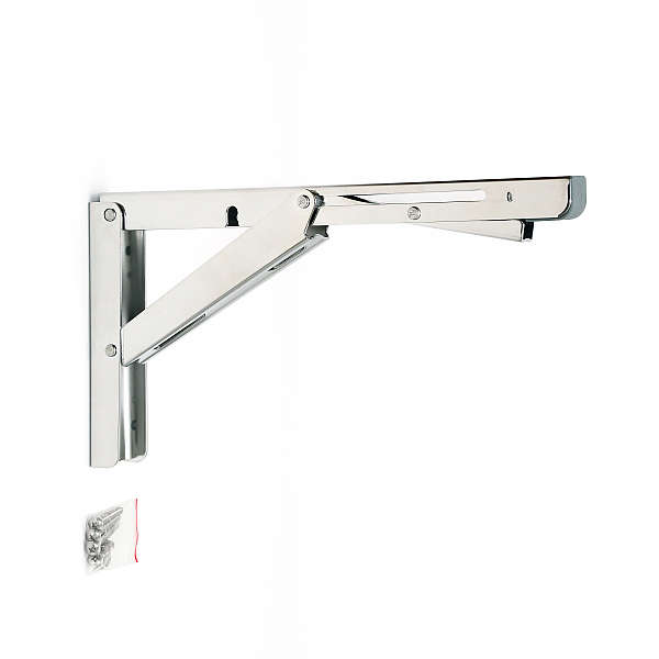 SUGATSUNE スガツネ工業 ステンレス鋼製 折りたたみ 棚受 EB型 重量用 120-039-845 EB-317 | シンプル おしゃれ 本体 ステンレス 鋼 SUS304 鏡面研磨の通販は