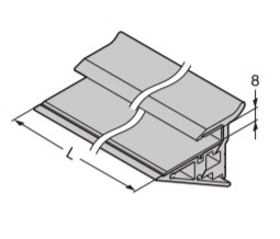 SUGATSUNE スガツネ工業 平プレート VT-J2000 棚受取付用金具ガラス棚板用 調整付棚受システムVT型用 130-030-689 VT-G685 | シンプル おしゃれ アルミニウム合金 シルバーアルマイト処理の通販は