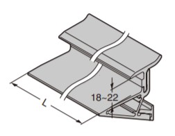 SUGATSUNE スガツネ工業 平プレート VT-J2000 棚受取付金具木製棚板用 調整付棚受システムVT型用 130-031-196 VT-X450 | シンプル おしゃれ アルミニウム合金 シルバーアルマイト処理の通販は