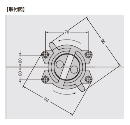 SUGATSUNE スガツネ工業 テーブル 連結 部品 4881-024 薄型タイプ（金属製） 120-041-266 4881-024 | DIY  LAMP ランプ 金具 部品 テーブ