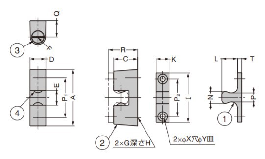 SUGATSUNE スガツネ工業 ボールキャッチ BCU型 140-050-104 BCU-70