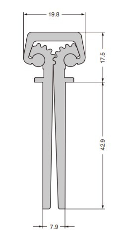 SUGATSUNE スガツネ工業 ペムコヒンジ ショートリーフタイプ 大型枠