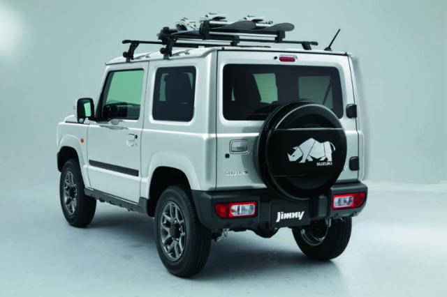 SUZUKI スズキ 純正 スペアタイヤカバー サイ（ヘアライン調） AC4N