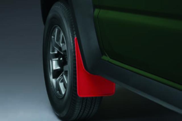 SUZUKI スズキ 純正 マッドフラップセット レッド ABMC 72201-78R00-RD1 | JIMNY NOMADE ジムニーノマド JIMNY SIERRA ジムニーシエラ車用品 カー用品 車 自動車 部品 パーツ アクセサリー エクステリア 外装パーツ 外装 カスタム カスタマイズ ドレスアップ 泥よけ 泥除け