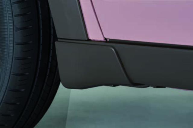 SUZUKI スズキ 純正 マッドフラップセット ブラウン AAFT 72201-80P00-QAU | LAPAN ラパン 車用品 カー用品 パーツ 部品 アクセサリー 車 自動車 ドレスアップ カスタム カスタマイズ エクステリア 外装パーツ 外装部品 エアロパーツ スポーティー 安定感