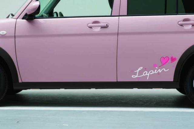 SUZUKI スズキ 純正 サイドデカール ガーリーエレガント AAH1 99000-99035-E19 | LAPAN ラパン 車用品 カー用品 自動車 部品 パーツ アクセサリー 外装 カスタム ドレスアップ おしゃれ グレードアップ ボディ 車 DIY 転写シート デコレーション ステッカー シール