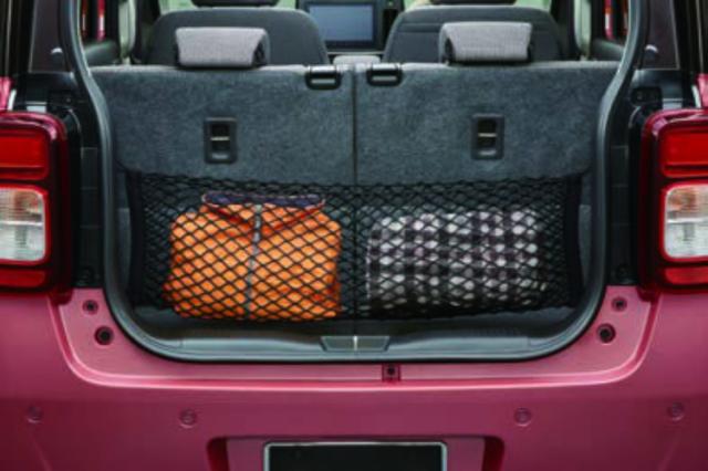 SUZUKI スズキ 純正 リヤゲートネット BAY3 99152-84S10 | WAGONR SMILE ワゴンRスマイル 車用品 カー用品 車 自動車 カーパーツ 内装部品 内装パーツ 内装 ドレスアップ 部品 装飾品 カスタム カスタマイズ 荷室 バックドア 虫よけ 換気 落下防止 プライバシー保護 日除け