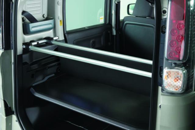 SUZUKI スズキ 純正 ラゲッジバー サイド BAJG 99155-79R10 | SPACIA BASE スペーシアベース 車用品 カー用品 車 自動車 ラゲッジホールドバー ラゲッジパーツ ハンガーパイプ カーパーツ 内装パーツ 突っ張り棒 荷崩れ防止 内装部品 トランク 収納用品 車内収納 荷室 固定