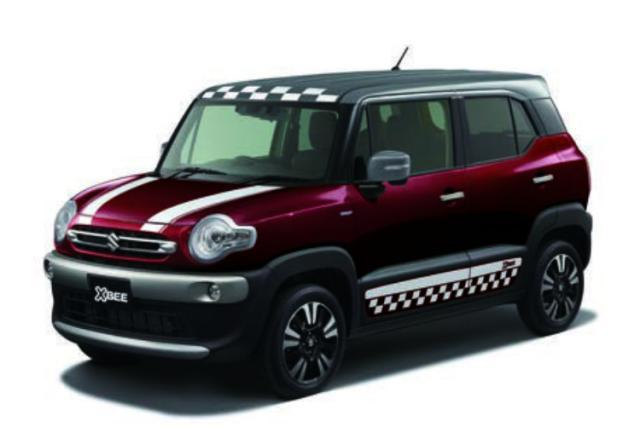 SUZUKI スズキ 純正 ルーフデカール チェッカー ホワイト AC46 99230-76R11-001 | XBEE クロスビー 車用品 カー用品 グレードアップ デコレーション スタイリッシュ アクセサリー ドレスアップ 転写シート ステッカー カスタム おしゃれ 自動車 パーツ ボディ DIY シール