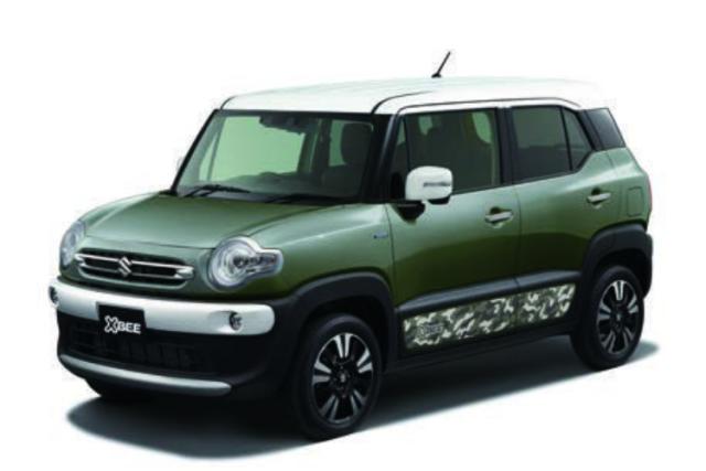 SUZUKI スズキ 純正 ドアスプラッシュガード パネルデカール カモフラージュ ABEV 99230-76R20-003 | XBEE クロスビー 車用品 カー用品 グレードアップ デコレーション スタイリッシュ アクセサリー ドレスアップ 転写シート ステッカー カスタム おしゃれ 自動車 パーツ