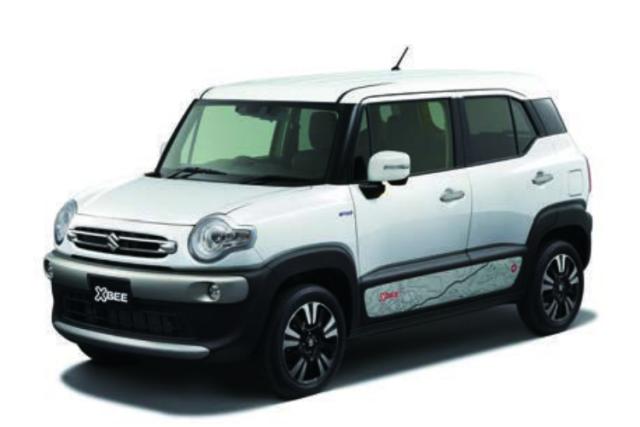 SUZUKI スズキ 純正 ドアスプラッシュガード パネルデカール 等高線 ABEW 99230-76R20-004 | XBEE クロスビー 車用品 カー用品 グレードアップ デコレーション スタイリッシュ アクセサリー ドレスアップ 転写シート ステッカー カスタム おしゃれ 自動車 パーツ ボディ DIY