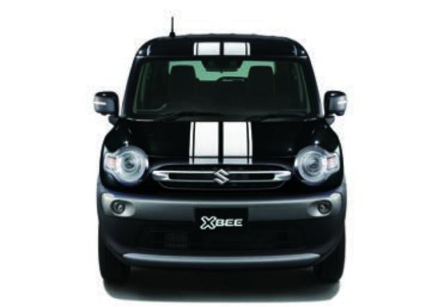 SUZUKI スズキ 純正 ルーフデカール ストライプ ホワイト AC48 99230-76R41-001 | XBEE クロスビー 車用品 カー用品 グレードアップ デコレーション スタイリッシュ アクセサリー ドレスアップ 転写シート ステッカー カスタム おしゃれ 自動車 パーツ ボディ DIY シール